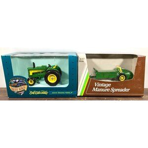Ertl John Deere 630LP Tractor & Manure Spreader Diecast 1/43 Lot Railway Design